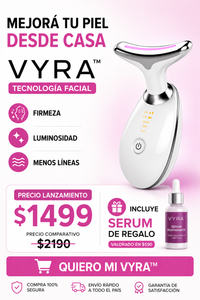 Vyra™ – Masajeador Facial 4 en 1 | Firmeza Anti-Edad