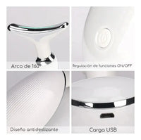 Vyra™ – Masajeador Facial 4 en 1 | Firmeza Anti-Edad